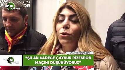 Berna Gözbaşı: "Şu an sadece Çaykur Rizespor maçını düşünüyoruz"