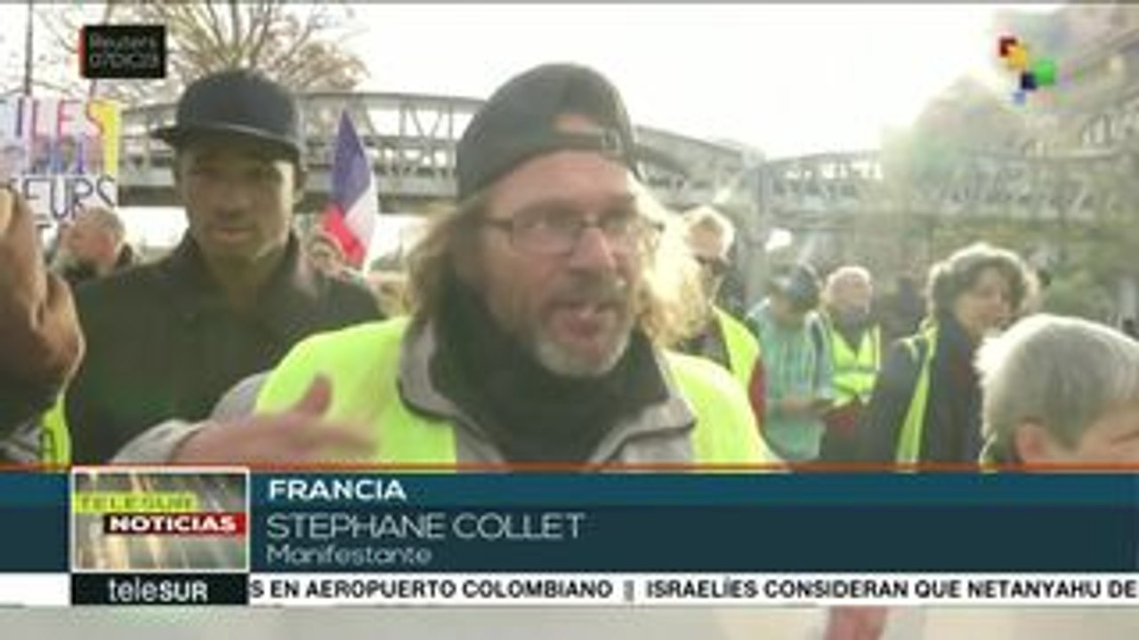 Francia: los Chalecos Amarillos protestan contra el desempleo