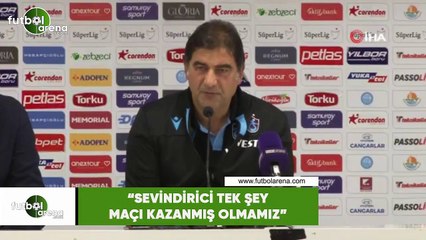 Ünal Karaman: "Sevindirici tek şey maçı kazanmış olmamız"
