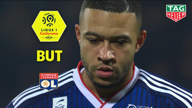 But Memphis DEPAY (16ème pen) / Nîmes Olympique - Olympique Lyonnais - (0-4) - (NIMES-OL) / 2019-20