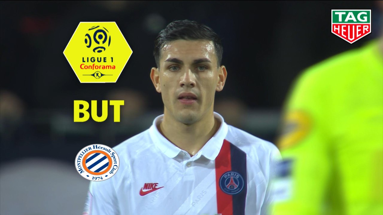 But Leandro PAREDES (41ème csc) / Montpellier Hérault SC - Paris Saint-Germain - (1-3) - (MHSC-PARIS) / 2019-20