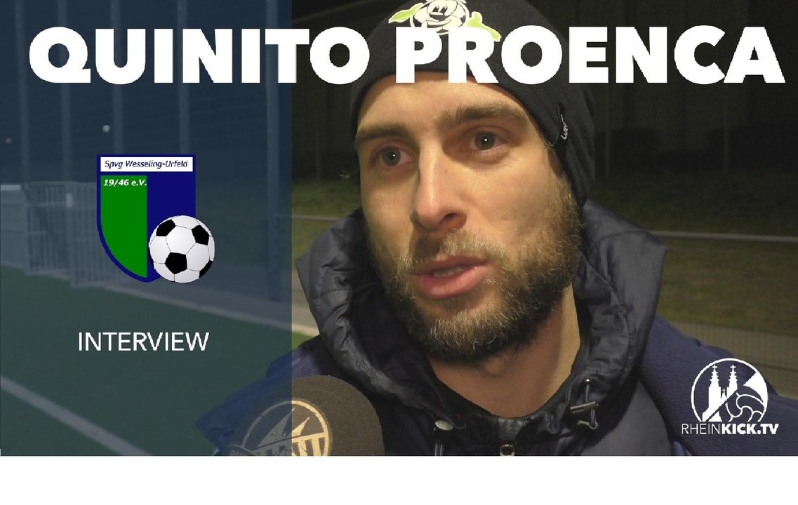 Wesseling-Urfelds Quinito Proenca über seine Doppelfunktion als U19-Trainer und Spieler