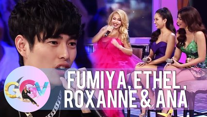 Ethel, Roxanne and Ana talk about the food they would serve to Fumiya | GGV