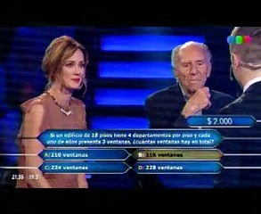 Paula en Quién quiere ser millonario 2 - 04 de Diciembre