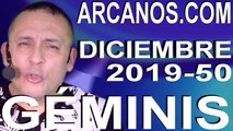 GEMINIS DICIEMBRE 2019 ARCANOS.COM - Horóscopo 8 al 14 de diciembre de 2019 - Semana 50