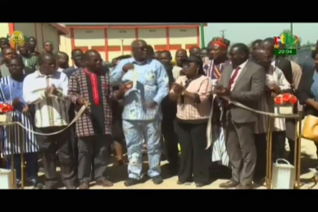 RTB/Ouverture des salles de classe du nouveaux Lycée Scientifique du Centre-Est par le Ministre, Stanislas Ouaro