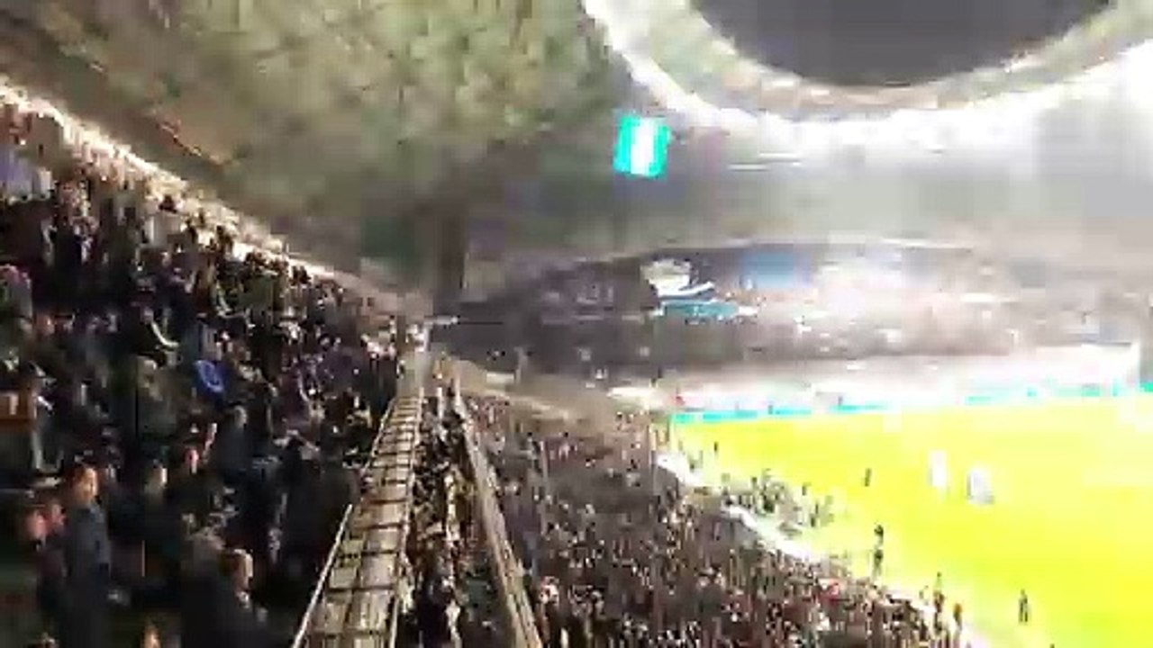 OM-Bordeaux. L’entrée des deux équipes