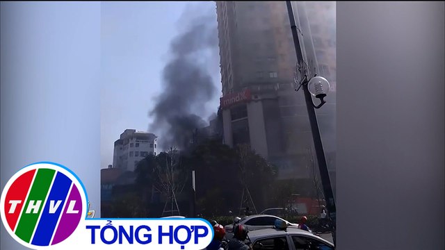Đưa kịp thời 60 người ra khỏi tòa nhà bị cháy tại Hà Nội