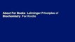 About For Books  Lehninger Principles of Biochemistry  For Kindle