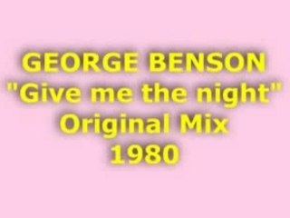 GEORGE BENSON "Give me the night" 1980