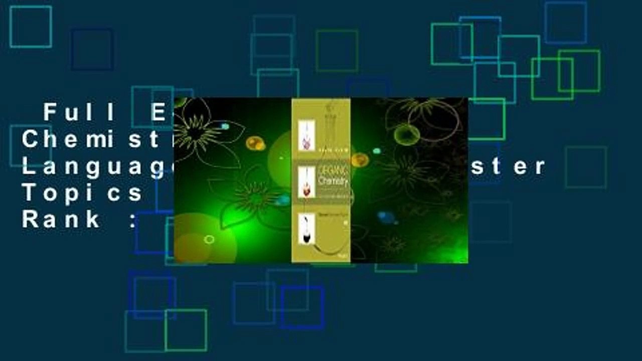 Full E-book  Organic Chemistry as a Second Language: Second Semester Topics  Best Sellers Rank :