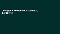 Research Methods in Accounting  For Kindle