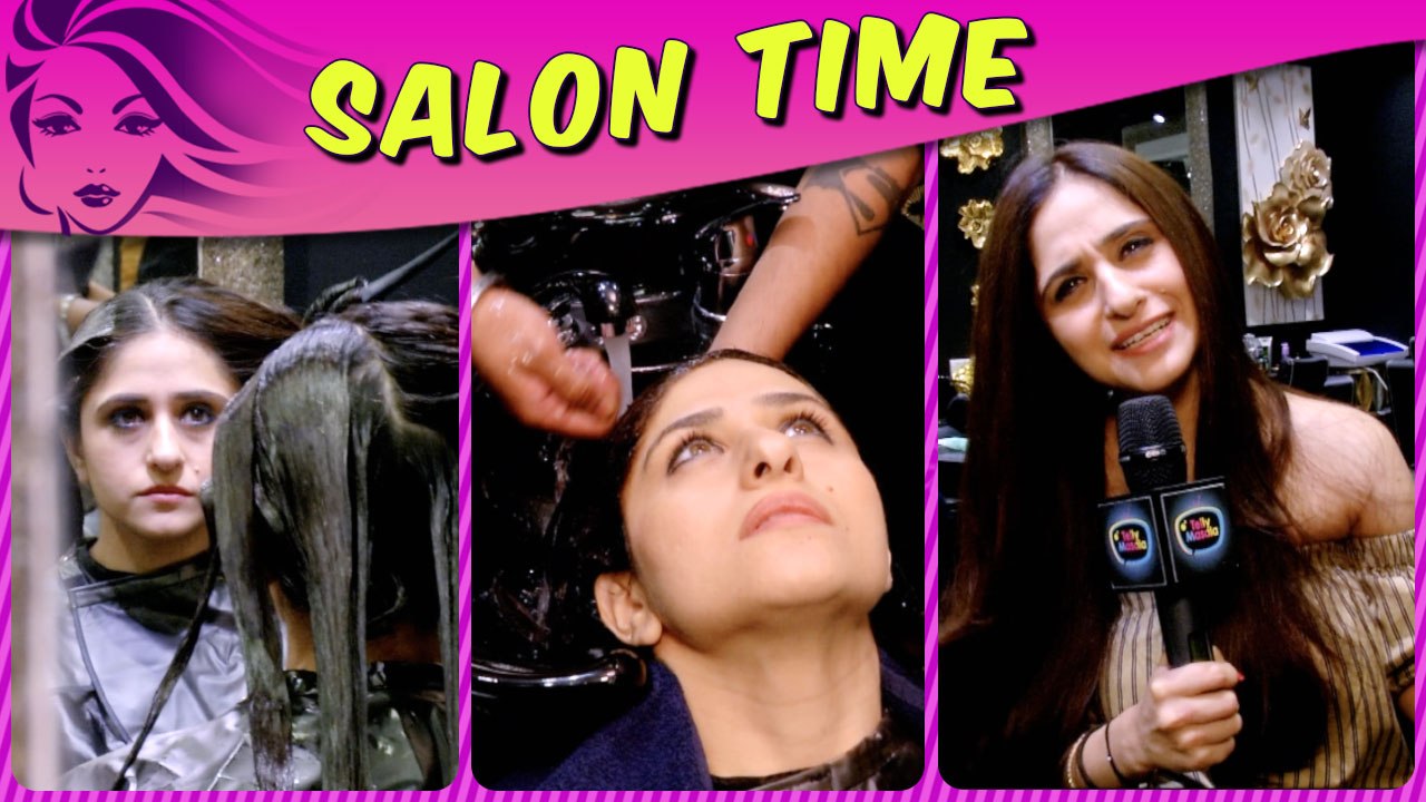 Hunar Gandhi Beautiful MAKEOVER And Pamper Session In Salon Time