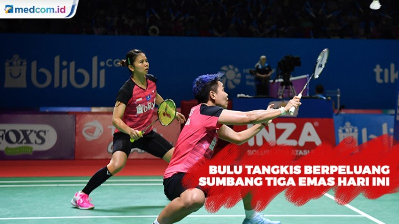 Bulu Tangkis Berpeluang Sumbang Tiga Emas Hari Ini