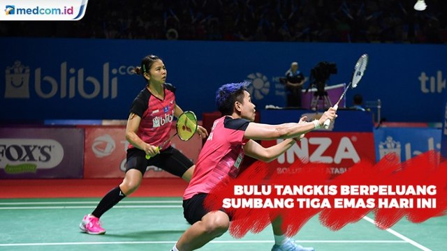 Bulu Tangkis Berpeluang Sumbang Tiga Emas Hari Ini
