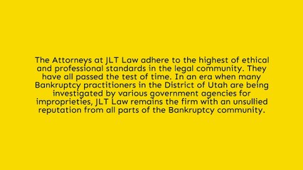 Debt Relief Agency  - JLT LAW