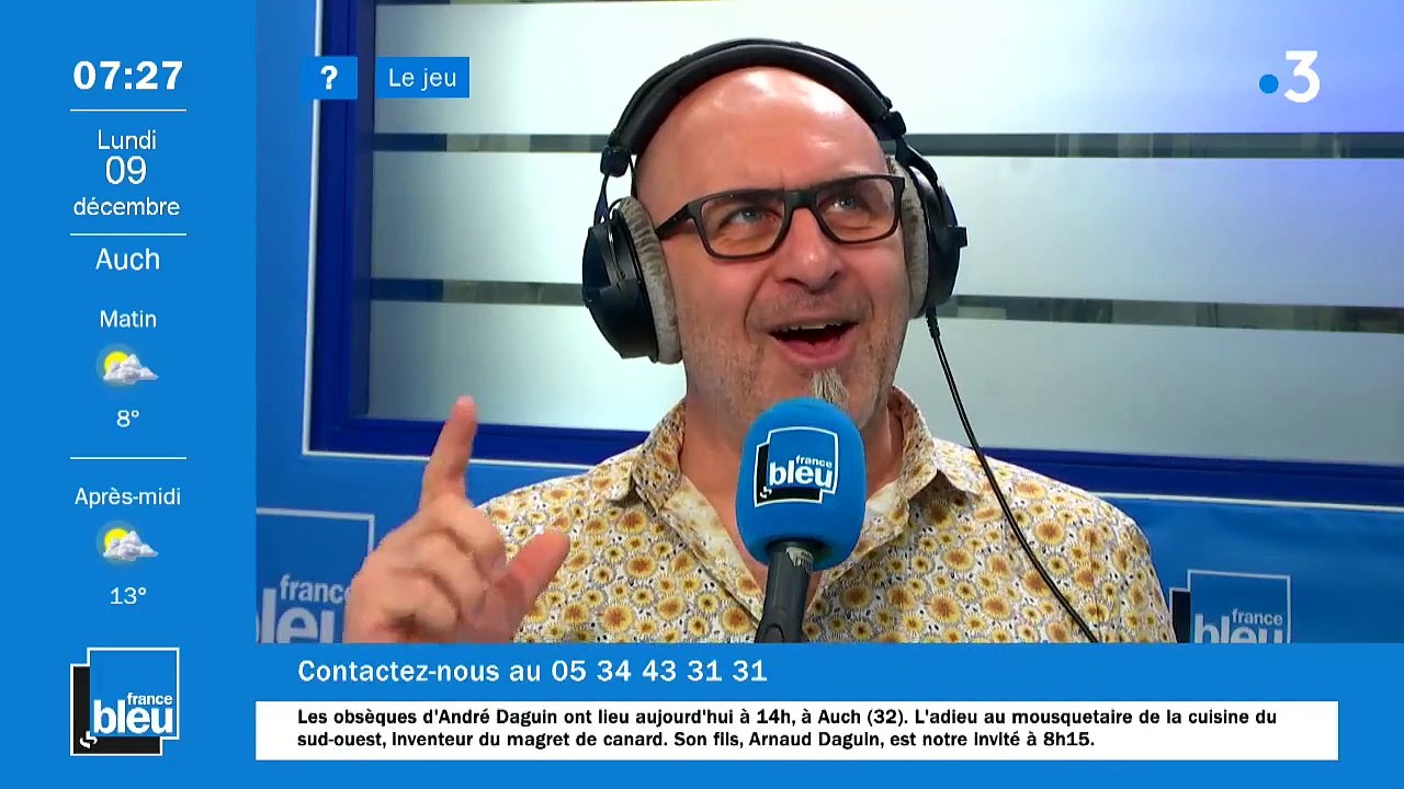 La matinale de France Bleu Occitanie - Emission du lundi 09 décembre 2019