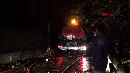 Tek katlı ev yandı, aile evsiz kaldı