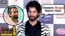 Shahid Kapoor On Kabir Singh CONTROVERSY & Upcoming Film JERSEY | Star Screen Awards 2019