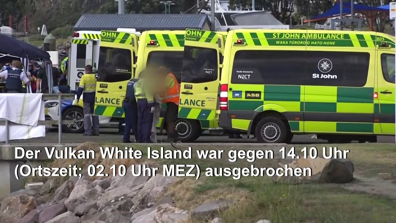 Tödlicher Vulkanausbruch in Neuseeland