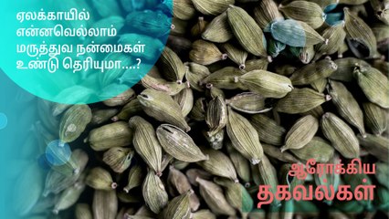 ஏலக்காயில் என்னவெல்லாம் மருத்துவ நன்மைகள் உண்டு தெரியுமா....?