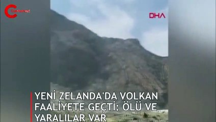 Yeni Zelanda’da volkan faaliyete geçti! Ölü ve yaralılar var