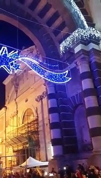 Aversa (CE) - Natale, accensione luminare a Porta Napoli (08.12.19)