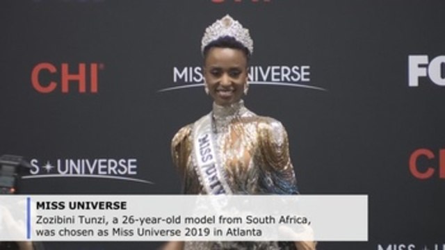 South African model Zozibini Tunzi crowned Miss Universe at Atlanta gala