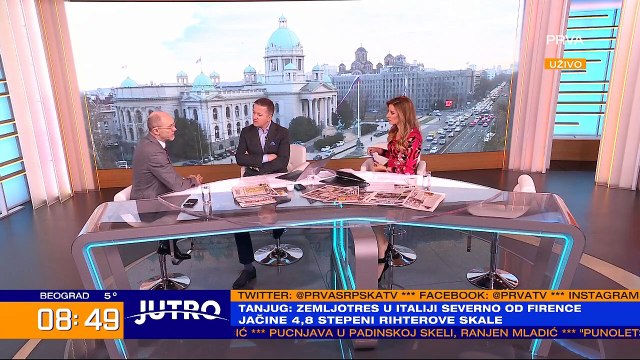 NIJE SE ZNALO KO SE SA KIM SVAĐA A TEMA NIKAD OZBILJNIJA, KVALITET VAZDUHA KOJI DIŠEMO: Srđan napao Gorana Trivana, onda ga Jovana branila, ministar onda napao komentarima voditelja! HIT U STUDIJU!