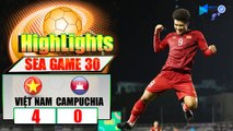 Highlights | Việt Nam - Campuchia | U22 Việt Nam đè bẹp U22 Campuchia 4-0 Thẳng tiến CK Sea Games 30 | NEXT SPORTS