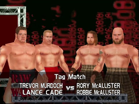 WWE Summerslam Mod Mathes Lance Cade & Trevor Murdoch vs The Highlanders