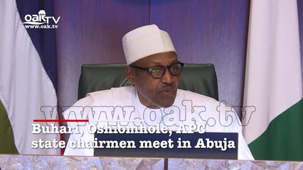 What Buhari told APC state chairpersons