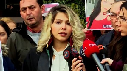 Ayşe Karaman'ın babası dava öncesi basın açıklaması sırasında isyan etti
