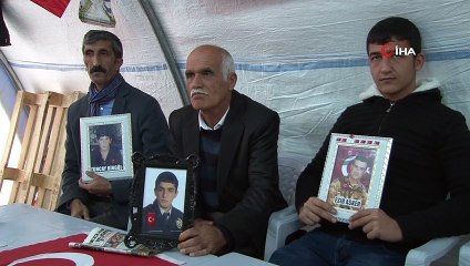 HDP önünde evlat nöbeti tutan ailelere bir destek de 72 yaşındaki Fatma nineden