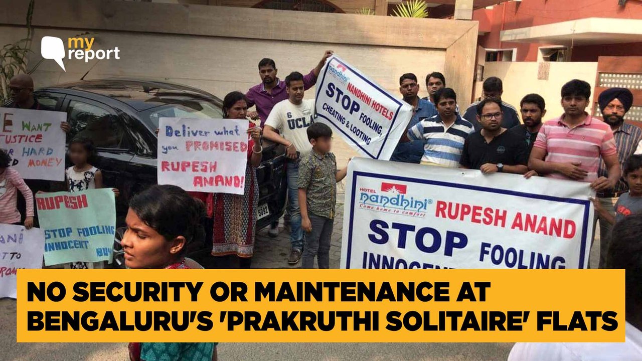 Moved Into Incomplete ‘Prakruthi Solitaire’ Flats With No Security