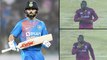 India vs West Indies 2nd T20 : Kesrick Williams Gives Virat Kohli the Silent Treatment || Oneindia
