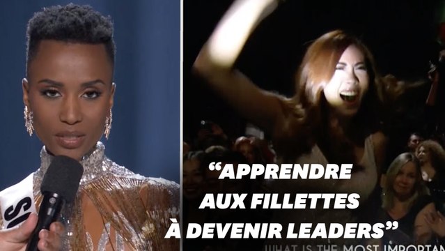 Ce discours de Miss Univers 2019 sur la place des femmes a fait lever toute la salle