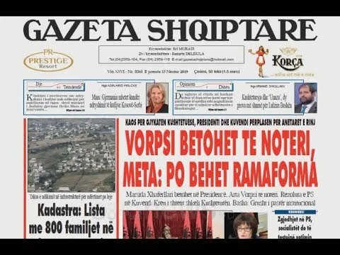 Ora Juaj, Shtypi i Ditës: Vorpsi betohet te noteri, Meta: Po bëhet Ramaforma
