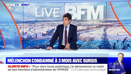 Mélenchon condamné à 3 mois avec sursis (2) - 09/12