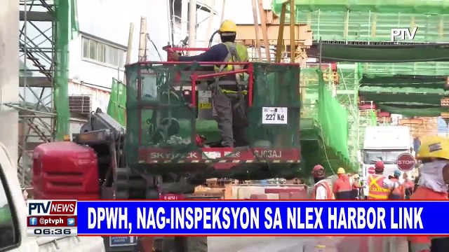 DPWH, nag-inspeksyon sa NLEx Harbor Link