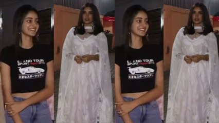 Spotted Ananya Panday and Bhumi Pednekar At Juhu PVR