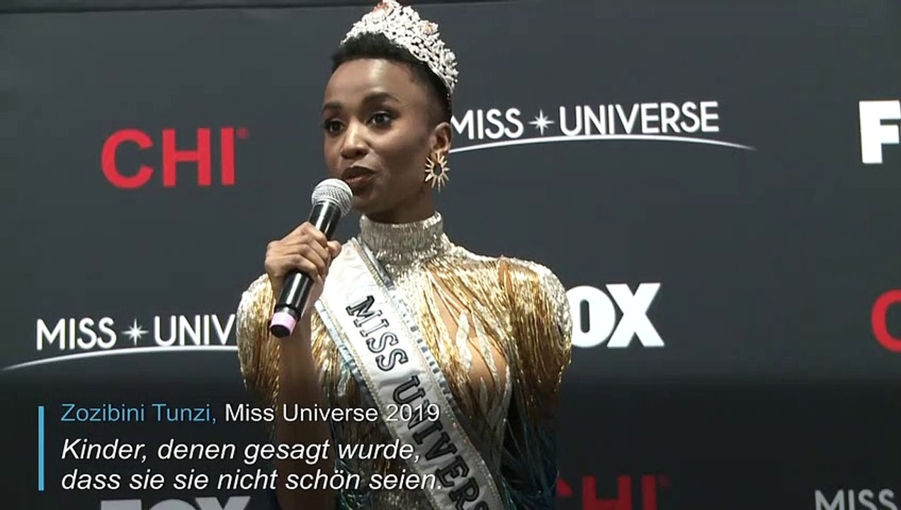 Neue Miss Universe: Ich wurde nie als schön angesehen