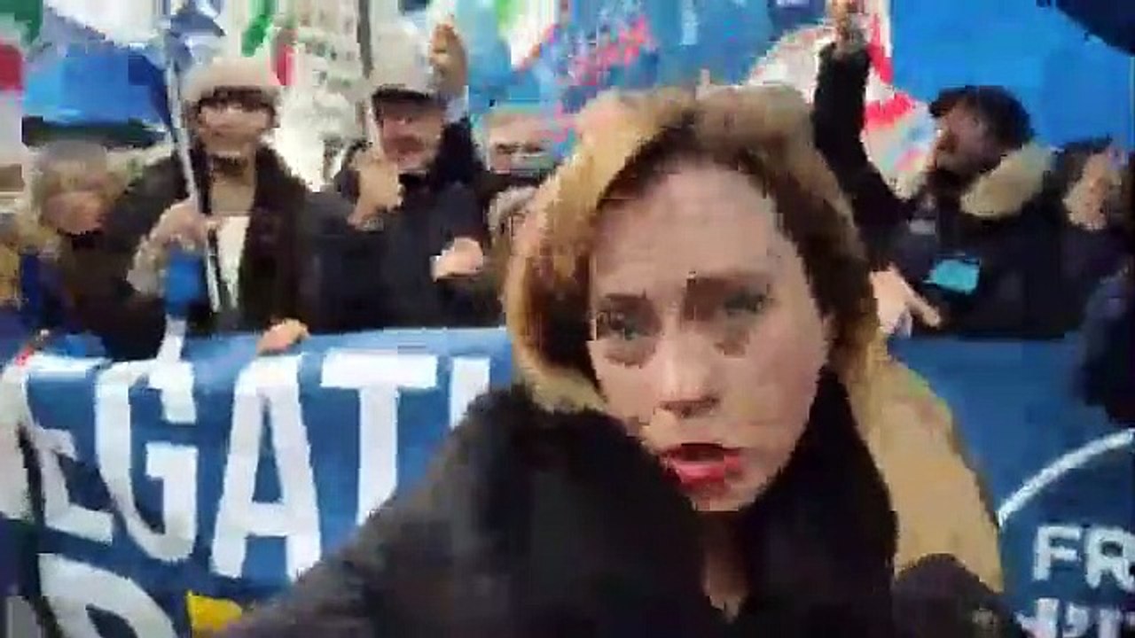Meloni a Bruxelles, davanti al Consiglio europeo, per dire NO alla trappola del Mes! (09.12.19)