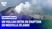 Un volcan entre en éruption sur une île en Nouvelle-Zélande et fait plusieurs morts