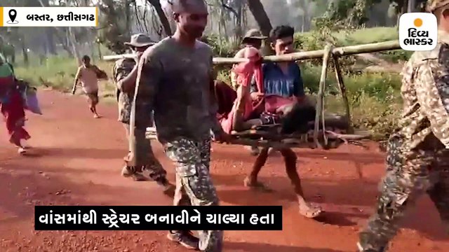 બિમાર મહિલાની મદદે પહોચ્યા જવાનો, દવાખાને લઈ જવા અંદાજે 2 કિમી ચાલ્યા