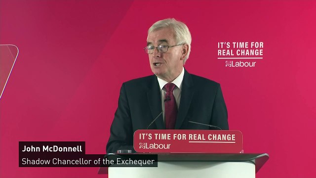 McDonnell: Nationalisation of water and energy top priority