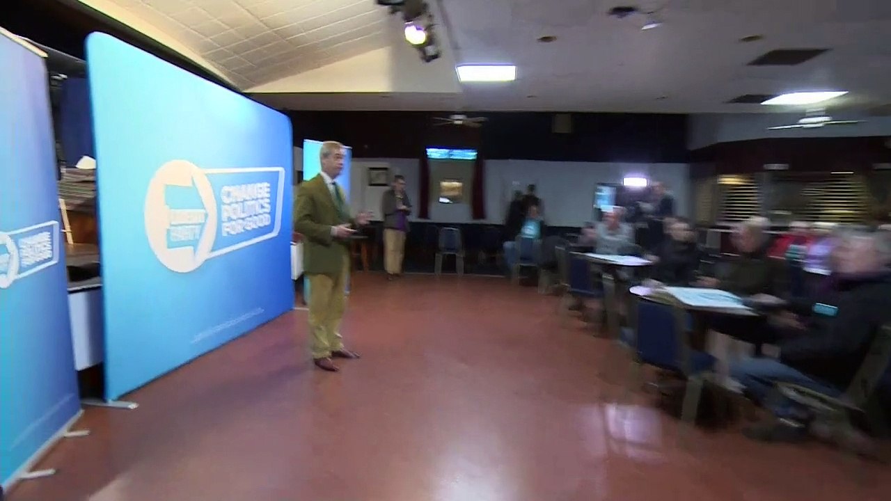 Nigel Farage: Big chance of winning Barnsley seats