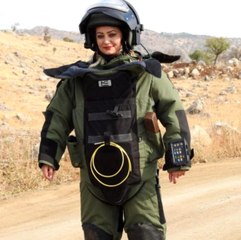 Bomba imha uzmanı şehit Esra Çevik'in görüntüsü 15 Kasım'da paylaşılmıştı