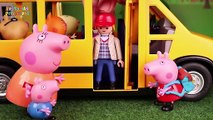 Peppa Pig Juguetes en Español  George y el autobús del colegio 