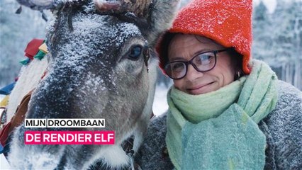 Deze elf zorgt voor de rendieren als het geen kerst is